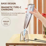 Darrahopens Health & Beauty > Massage & Relaxation > Massagers 6-in-1 Beauty Device with Hot & Cold Therapy, Red/Blue Light, 3 Intensity Levels & Magnetic Dock. Deep cleansing & firming for daily skincare./RED In Australia - Darrahopens