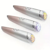 Darrahopens Health & Beauty > Massage & Relaxation > Massagers 6-in-1 Beauty Device with Hot & Cold Therapy, Red/Blue Light, 3 Intensity Levels & Magnetic Dock. Deep cleansing & firming for daily skincare./RED In Australia - Darrahopens