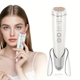 Darrahopens Health & Beauty > Massage & Relaxation > Massagers 6-in-1 Beauty Device with Hot & Cold Therapy, Red/Blue Light, 3 Intensity Levels & Magnetic Dock. Deep cleansing & firming for daily skincare../Starry blue In Australia - Darrahopens