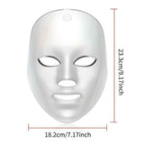 Darrahopens Health & Beauty > Massage & Relaxation > Massagers 7-Color LED Light Therapy Facial Mask for Skin Rejuvenation