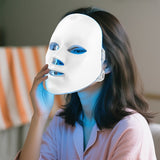 Darrahopens Health & Beauty > Massage & Relaxation > Massagers 7-Color LED Light Therapy Facial Mask for Skin Rejuvenation