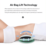Darrahopens Health & Beauty > Massage & Relaxation > Massagers AirBag Heated Lumbar Traction Lower Back Massager & Stretcher EMS Therapy Remote