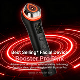 Darrahopens Health & Beauty > Massage & Relaxation > Massagers Beauty Device: Red and Blue Light, Home Use, Portable, Vibrating, Multi-Functional, with Voice Guidance, 5-Color Light Therapy, Eye Massage, Eye Care Device/"Upgrade" black beauty introducer