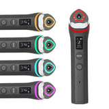 Darrahopens Health & Beauty > Massage & Relaxation > Massagers Beauty Device: Red and Blue Light, Home Use, Portable, Vibrating, Multi-Functional, with Voice Guidance, 5-Color Light Therapy, Eye Massage, Eye Care Device/"Upgrade" black beauty introducer