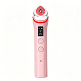 Darrahopens Health & Beauty > Massage & Relaxation > Massagers Beauty Device: Red and Blue Light, Home Use, Portable, Vibrating, Multi-Functional, with Voice Guidance, 5-Color Light Therapy, Eye Massage, Eye Care Device/"Upgrade" black beauty introducer