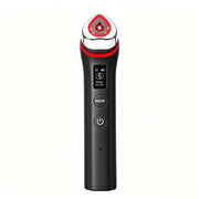 Darrahopens Health & Beauty > Massage & Relaxation > Massagers Beauty Device: Red and Blue Light, Home Use, Portable, Vibrating, Multi-Functional, with Voice Guidance, 5-Color Light Therapy, Eye Massage, Eye Care Device/"Upgrade" pink beauty introducer