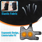 Darrahopens Health & Beauty > Massage & Relaxation > Massagers Black Cordless Ankle Heating Pad, Foot and Ankle Massager with Heat Foot Renew Triple