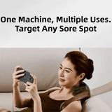 Darrahopens Health & Beauty > Massage & Relaxation > Massagers Compact 4D Bionic 10-Fingers Shoulder & Neck Massager - EMS Micro-current & Vibration Neck Reliever with 2-Level Red Light Heat
