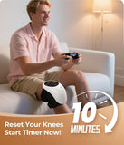 Darrahopens Health & Beauty > Massage & Relaxation > Massagers Cordless 360° Knee Massager with 1-Second Heat & Red Light Therapy: 3 Intensity Levels for Australian Athletes, Seniors & Active Adults