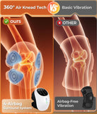 Darrahopens Health & Beauty > Massage & Relaxation > Massagers Cordless 360° Knee Massager with 1-Second Heat & Red Light Therapy: 3 Intensity Levels for Australian Athletes, Seniors & Active Adults