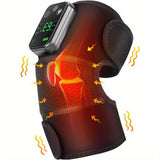 Darrahopens Health & Beauty > Massage & Relaxation > Massagers Cordless Heating Knee Pad With Massage Function - Black