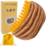 Darrahopens Health & Beauty > Massage & Relaxation > Massagers Dual-Sided Lymphatic Massage Brush: Silicone Boosts Circulation, Gua Sha Lifts, Wet & Dry Use, Essential Home Sculpting Tool（black)