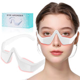 Darrahopens Health & Beauty > Massage & Relaxation > Massagers Eye Contour Beauty Goggles – Portable Anti-Aging Eye Massager with Vibration & Light Function, Lightweight Design for Wrinkle Reduction and Dark Circle Minimization – Ideal for Daily Skincare Routine (White)