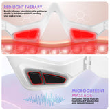 Darrahopens Health & Beauty > Massage & Relaxation > Massagers Eye Contour Beauty Goggles – Portable Anti-Aging Eye Massager with Vibration & Light Function, Lightweight Design for Wrinkle Reduction and Dark Circle Minimization – Ideal for Daily Skincare Routine (White)