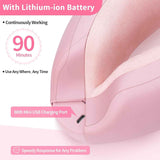 Darrahopens Health & Beauty > Massage & Relaxation > Massagers Eye Massager with Heat, Vibration and Warm Compress, Smart Sleeping Eyes Mask with Bluetooth Can Connect with Phone for Music,Gift for Mother's Day