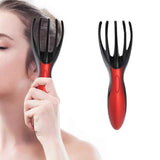 Darrahopens Health & Beauty > Massage & Relaxation > Massagers Finger Gripper Claw Massager Electric Head Massager Octopus Scalp Stress Relax -Red