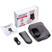 Darrahopens Health & Beauty > Massage & Relaxation > Massagers GRAY Cordless Ankle Heating Pad, Foot and Ankle Massager with Heat Foot Renew Triple