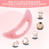 Darrahopens Health & Beauty > Massage & Relaxation > Massagers Gua Sha Massager Large Pink For Lymphatic Drainage Cellulite Massage Face Back Pain Relief