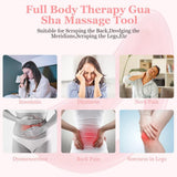 Darrahopens Health & Beauty > Massage & Relaxation > Massagers Gua Sha Massager Large Pink For Lymphatic Drainage Cellulite Massage Face Back Pain Relief