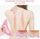 Darrahopens Health & Beauty > Massage & Relaxation > Massagers Gua Sha Massager Large Pink For Lymphatic Drainage Cellulite Massage Face Back Pain Relief