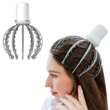 Darrahopens Health & Beauty > Massage & Relaxation > Massagers Head Scalp Massager Electric Octopus Claw Scalp Massage Tool Portable Muscle Relaxation Equipment -Black
