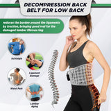 Darrahopens Health & Beauty > Massage & Relaxation > Massagers Inflatable Heating Massage Waist Belt with 3-Level Heat & Vibration – Cordless Back Support for Men and Women (Gray)