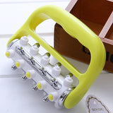 Darrahopens Health & Beauty > Massage & Relaxation > Massagers Light Green Ergonomic Body Roller Massager - Handheld Deep Tissue Tool for Muscle Relief and Fascia Release