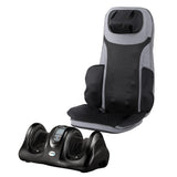 Darrahopens Health & Beauty > Massage & Relaxation > Massagers Livemor 8-nodes Full Back Massage Seat Cushion Heating With Foot Massagers