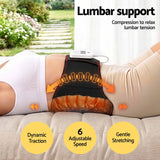Darrahopens Health & Beauty > Massage & Relaxation > Massagers Livemor Back Massager for Sciatica Relief, Airbag Traction and Heat Lumbar Support Belt, 124cm