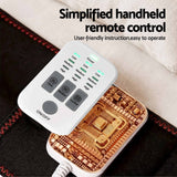 Darrahopens Health & Beauty > Massage & Relaxation > Massagers Livemor Back Massager for Sciatica Relief, Airbag Traction and Heat Lumbar Support Belt, 124cm