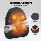 Darrahopens Health & Beauty > Massage & Relaxation > Massagers Livemor Back Massager with Heat, Cordless Electric Neck & Shoulder Massager Pillow, 3-Speed Deep Tissue Kneading for Lumbar, Thigh & Calf, Portable Muscle Relief for Home & Office Use