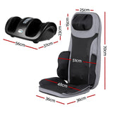 Darrahopens Health & Beauty > Massage & Relaxation > Massagers Livemor Full Back Massage Seat Cushion Heating With Kneading Foot Massagers