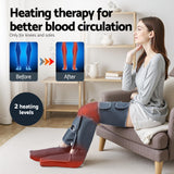 Darrahopens Health & Beauty > Massage & Relaxation > Massagers Livemor Leg Foot Massager Air Compression With Back Neck Massager Heat