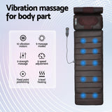 Darrahopens Health & Beauty > Massage & Relaxation > Massagers Livemor Massage Mat Kneading Neck Foot Massager Heated Vibration Airbag Mattress