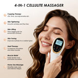 Darrahopens Health & Beauty > Massage & Relaxation > Massagers Modern Jingluo Beauty Massager – Electric Meridian Facial & Body Roller with Gentle Suction and Warmth, Multi-Speed Skincare Tool for Relaxing Rituals (White)