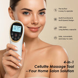 Darrahopens Health & Beauty > Massage & Relaxation > Massagers Modern Jingluo Beauty Massager – Electric Meridian Facial & Body Roller with Gentle Suction and Warmth, Multi-Speed Skincare Tool for Relaxing Rituals (White)