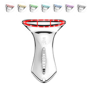 Darrahopens Health & Beauty > Massage & Relaxation > Massagers Multi-Function 7-Color Light Constant-Temperature EMS Neck Massager - Neck Lifting and Firming Massager - Facial Infusion Beauty Device - IPX6 Waterproof Electric Neck Massager - 5-in-1 Device Combining Skin Warming, EMS, Infusion, Massage, and Color Ligh