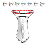 Darrahopens Health & Beauty > Massage & Relaxation > Massagers Multi-Function 7-Color Light Constant-Temperature EMS Neck Massager - Neck Lifting and Firming Massager - Facial Infusion Beauty Device - IPX6 Waterproof Electric Neck Massager - 5-in-1 Device Combining Skin Warming, EMS, Infusion, Massage, and Color Ligh