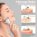 Darrahopens Health & Beauty > Massage & Relaxation > Massagers Multi-Function 7-Color Light Constant-Temperature EMS Neck Massager - Neck Lifting and Firming Massager - Facial Infusion Beauty Device - IPX6 Waterproof Electric Neck Massager - 5-in-1 Device Combining Skin Warming, EMS, Infusion, Massage, and Color Ligh