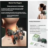 Darrahopens Health & Beauty > Massage & Relaxation > Massagers Neck Shoulder Massager, Electric Heated Kneading Back Massager Pain Relief