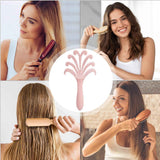 Darrahopens Health & Beauty > Massage & Relaxation > Massagers New light pink  Octopus Scalp Massage Comb, Gentle Fluffy Wide Tooth Hair Brush, Portable Wet Dry Use Detangling Hair Comb In Australia - Darrahopens