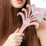 Darrahopens Health & Beauty > Massage & Relaxation > Massagers New light pink  Octopus Scalp Massage Comb, Gentle Fluffy Wide Tooth Hair Brush, Portable Wet Dry Use Detangling Hair Comb In Australia - Darrahopens