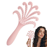 Darrahopens Health & Beauty > Massage & Relaxation > Massagers New light pink  Octopus Scalp Massage Comb, Gentle Fluffy Wide Tooth Hair Brush, Portable Wet Dry Use Detangling Hair Comb In Australia - Darrahopens