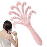 Darrahopens Health & Beauty > Massage & Relaxation > Massagers New light pink  Octopus Scalp Massage Comb, Gentle Fluffy Wide Tooth Hair Brush, Portable Wet Dry Use Detangling Hair Comb In Australia - Darrahopens