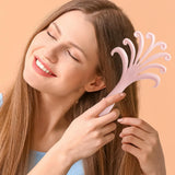 Darrahopens Health & Beauty > Massage & Relaxation > Massagers New light pink  Octopus Scalp Massage Comb, Gentle Fluffy Wide Tooth Hair Brush, Portable Wet Dry Use Detangling Hair Comb In Australia - Darrahopens