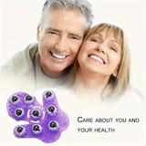 Darrahopens Health & Beauty > Massage & Relaxation > Massagers "Palm Nine-Ball Massager" – One Roll Relieves Fatigue, Full Relaxation for Neck, Shoulders, Legs and Feet. Take It Anywhere at Home or Work. A New Essential for Healthy Living.(purple)