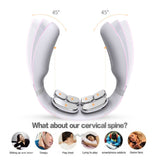 Darrahopens Health & Beauty > Massage & Relaxation > Massagers Pink 6 Heads Relax remote control AI Voice Broadcast Neck Massager Electric Chargable