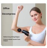 Darrahopens Health & Beauty > Massage & Relaxation > Massagers Pink Massage Gun - 6-Speed Deep Tissue Massager with 4 Professional Massage Heads