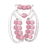 Darrahopens Health & Beauty > Massage & Relaxation > Massagers Pink Massage Roller 20 Wheels Tubular Device Arm Leg Elbow Neck Ankle Relax Muscle for Golfers