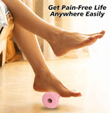 Darrahopens Health & Beauty > Massage & Relaxation > Massagers Plantar Fasciitis Relief,Foot Roller,Foot Massager Roller for Deep Tissue Muscle Massage,Portable Reflexology Tool-Pink